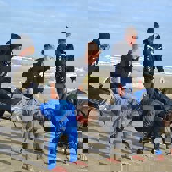 Idræt På Stranden Drenge