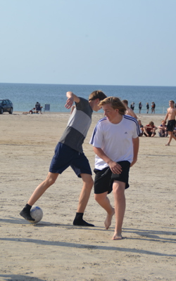 Fodbold På Stranden