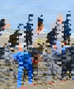 Idræt På Stranden Drenge